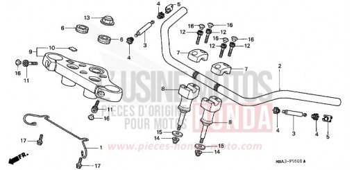ROHRGRIFF/OBERE BRUECKE VT750CV de 1997